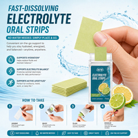 Bandes orales d'électrolytes OKTW saveur citron et citron vert naturelles – Favorise l'équilibre électrolytique – Complément alimentaire quotidien – En stock