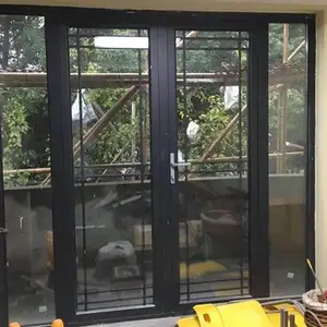 최고 품질 열 휴식 알루미늄 빌라 하우스 알루미늄 유리 문 여닫이 문