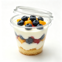 Emballages personnalisés jetables, recyclables, transparents, en plastique PET, pour biscuits, gâteaux, pain, salades, tiramisu, boîtes en plastique pour aliments