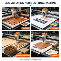 Machine de découpe CNC pour carton ondulé avec couteau vibrant et pompe, haute précision, nesting automatique
