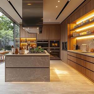 Diseño de Gabinete de Madera Maciza de Alta Gama, Fabricante de Muebles de Gabinete al por Mayor de Primera Calidad, Entrega Directa de Fábrica. - Product Image 1