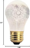 Ampoule d'appareil électrique Ampoule incassable à revêtement de sécurité Résistant aux éclats-Ampoule à lampe chauffante 40W A15