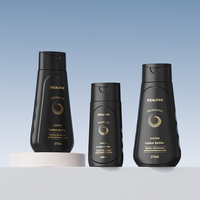 Emballage de flacon de lotion et de shampoing en plastique écologique avec bouchon à clapet, 220 ml et 375 ml