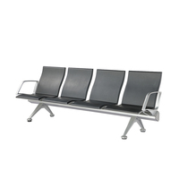 Chaises d'attente d'hôpital en PU personnalisées de haute qualité, 1, 3, 5 places, design moderne pour les cliniques, les cabinets dentaires, les bureaux publics, les zones hospitalières