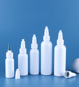 Bouteille de gouttes d'oreille ronde en plastique HDPE PE pour animaux de compagnie Tuyau en plastique compressible avec bout pointu Bouteille à bec souple pour le nettoyage des oreilles - Product Image 5