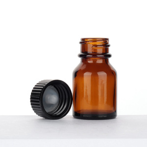 Flacon d'huile essentielle en verre ambré de 10 ml avec bouchon à vis noir, protection UV, pour l'aromathérapie, le stockage et l'emballage de liquides <span class=keywords><strong>parfum</strong></span>és - Product Image 3