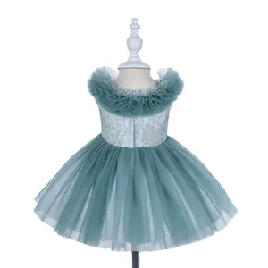 MU Supplies Premium Summer New Design Cute Baby Girl Frock Party Dress Princess Skirt with Sleeveless Frocks for Girls Kids