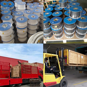 Bụi miễn phí sợi amiăng bện Graphite dầu tráng tuyến đóng gói cho máy bơm và van niêm phong - Product Image 3