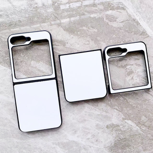 Étui de téléphone par sublimation pour <span class=keywords><strong>Samsung</strong></span> Z <span class=keywords><strong>Flip</strong></span> 7 6 5 4 <span class=keywords><strong>3</strong></span> Plaque en aluminium vierge Étui de téléphone personnalisé Impression par transfert thermique Pochettes - Product Image 2