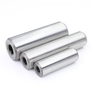 Goupille cylindrique filetée 6 8 10 12 16 20 25 mm, goupille de positionnement à double extrémité avec filetage interne, usage général, finition brillante - Product Image 3
