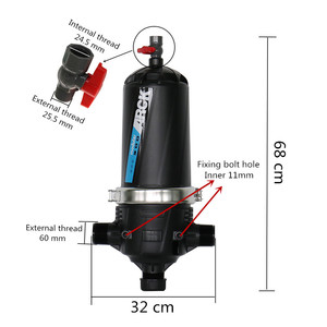 2 дюйм наружная резьба 120 сетки экрана/дисковый фильтр клапан Сад капельного полива и орошения фильтр система фильтрации расходные материалы - Product Image 2