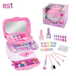 Juego de Maquillaje <span class=keywords><strong>para</strong></span> <span class=keywords><strong>Niñas</strong></span> con Espejo, Estuche de Cosméticos de Princesa de Moda, Precio de Fábrica BST - Product Image 3
