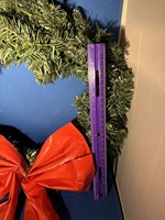 Karangan bunga Natal 30/40/50/60cm dekorasi Natal karangan bunga hiasan pintu adegan gantung