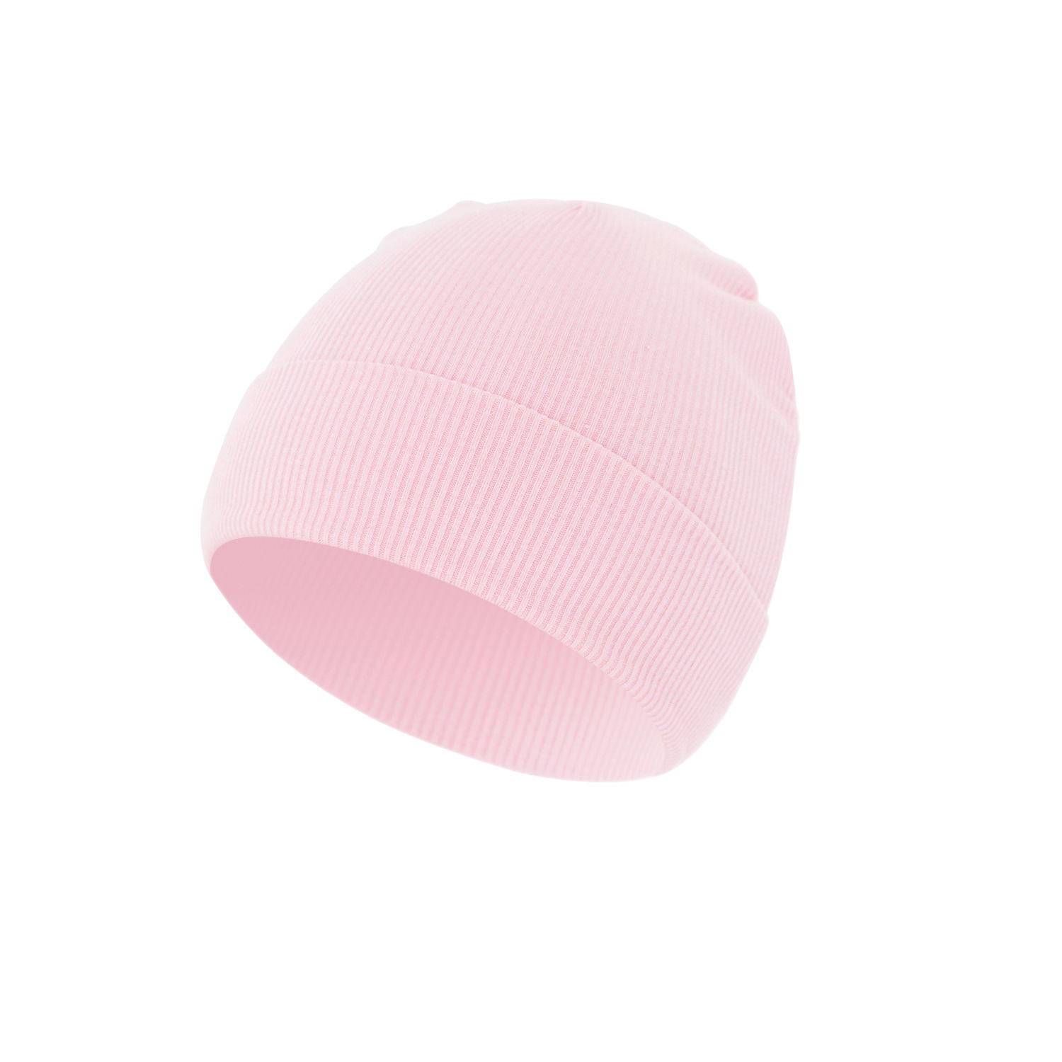 Pink (ribbed folded brim hat)