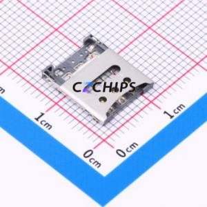 HX NANO <b>SIM</b> 7P-Ow H1.45 <b>SIM</b> <b>Card</b> Connector SMD Connector Flip Cover Type Nano <b>SIM</b> <b>Card</b> <b>Card</b> <b>Holder</b> 1.45mm - Product Image 1