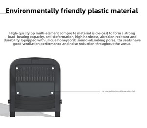 Fábrica al por mayor teatro cine silla audiencia auditorio asientos auditorio plegable Iglesia sillas Vip teatro silla - Product Image 4