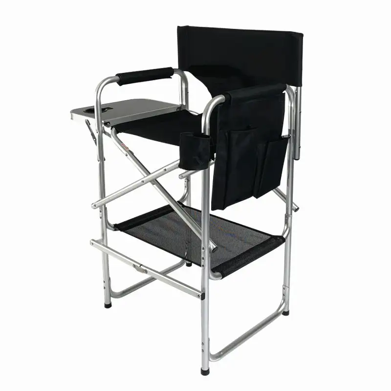 Hot Selling Aluminium Opvouwbare Outdoor Schoonheidssalon Kapsalon Massagestoel Make-Up Stoel Gezichtsverzorging Stoel