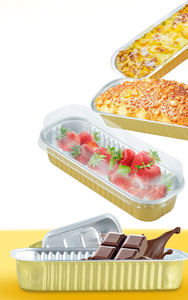 Moldes Rectangulares Reutilizables <span class=keywords><strong>de</strong></span> Papel <span class=keywords><strong>de</strong></span> Aluminio para Freidora <span class=keywords><strong>de</strong></span> Aire, Horno, Molde para <span class=keywords><strong>Pastel</strong></span>, Vasos Desechables <span class=keywords><strong>de</strong></span> Papel <span class=keywords><strong>de</strong></span> Aluminio, Herramientas para Hornear en Casa - Product Image 5
