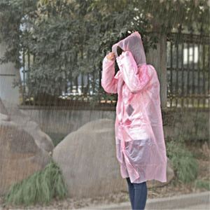 Imperméable jetable pour adulte, à usage unique, imperméable, avec capuche, pour les voyages, le camping, l'extérieur, vêtements de pluie - Product Image 4