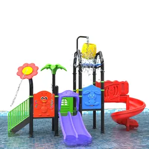 Swimming Pool Plastic Slide Water Park Outdoor Playground Equipment