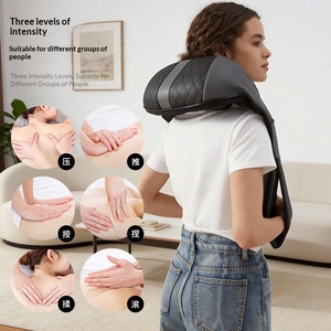 Máquina de Masaje Corporal <span class=keywords><strong>y</strong></span> de Espalda con Vibración <span class=keywords><strong>El</strong></span>éctrica para Alivio del Dolor, Masajeador Portátil Shiatsu con Calor para <span class=keywords><strong>Cuello</strong></span> <span class=keywords><strong>y</strong></span> Hombros, Superventas - Product Image 3