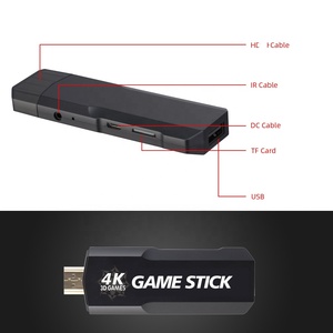 Gd10/x2 प्लस 4K HD टीवी गेम कंसोल के साथ डुअल वायरलेस नियंत्रकों के साथ Fc Gb PS1-Plug और प्ले Gb - Product Image 5