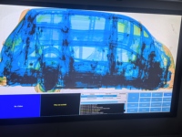 Système d'inspection par scanner UVSS pour marchandises/véhicules/conteneurs, vitesse de numérisation 5~10 km/h, pénétration de plaque d'acier de 70 mm, FCC/CE 100