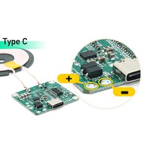 10W 15W 20W công suất cao không dây sạc máy phát mô-đun Loại C Micro USB + cuộn dây QC/PD/Qi Tiêu chuẩn nhanh chóng sạc bảng mạch - Product Image 3