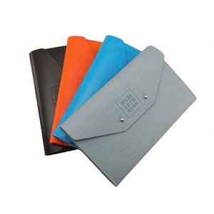 Creative A5 Notebook Multicolor PU Soft Leather Bag Shape <b>Notepads</b> Custom logo Printed - Product Image 1