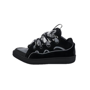 <span class=keywords><strong>Salamander</strong></span> LVMH Chaussures Homme Femme en Fausse Fourrure avec Lacets, Semelle Extérieure en Caoutchouc, Motif Graffiti, Style Sport Décontracté Rétro - Product Image 5
