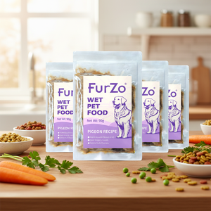 อาหารสุนัขแบบเปียกปรุงรสพิเศษ 90 กรัม <span class=keywords><strong>เนื้อ</strong></span>วัว <span class=keywords><strong>เนื้อ</strong></span>ไก่ <span class=keywords><strong>เนื้อ</strong></span>นกพิราบ และเนื้อเป็ด อาหารว่างบำรุงสุขภาพสำหรับสุนัข - Product Image 5