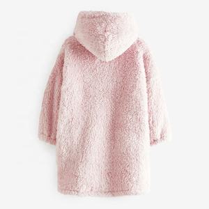 Couvertures à capuche pour enfants, couverture en polaire en peluche, couverture à capuche chaude et confortable pour filles, <span class=keywords><strong>Poncho</strong></span> en polaire - Product Image 3