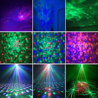 TSINYE-Projecteur d'Étoiles de Lumière de Boule Disco LED, avec Télécommande, Activé par le Son, pour les Fêtes