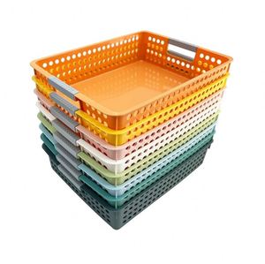 <b>Storage</b> <b>Paper</b> Tray A4 <b>Paper</b> <b>Paper</b> Trays for Classroom Desktop <b>Storage</b> Basket Sundry <b>Box</b> Kindergarten Rectangular <b>Storage</b> Basket - Product Image 1