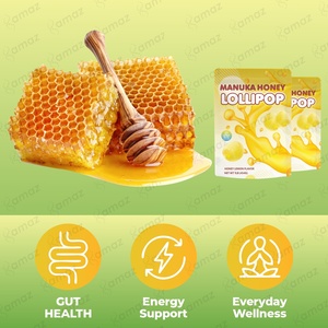 Gommes à mâcher bio au miel de Manuka, marque privée OEM usine 30-Pack (1 par paquet) | le remède idéal pour la soif - Product Image 2