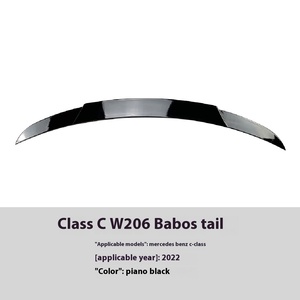 Baboos 2022 + accessoires de modification d'assemblage supérieur d'aile arrière nouveau pare-chocs de Type de mise à niveau pour pare-chocs de voiture de classe C <span class=keywords><strong>W206</strong></span> C200 C260 C300 - Product Image 6