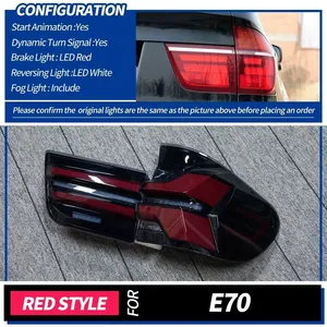 Feux de jour StarNav pour voiture, remplacement des clignotants dynamiques pour E70 2007-2013 avec feux arrière à LED, accessoires automobiles - Product Image 1