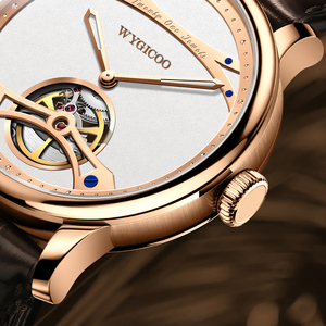 WYGICOO Đồng Hồ Đeo Tay Thời Trang Thương Hiệu Logo Tùy Chỉnh Đồng Hồ Nam Cơ Chế Tự Động - Product Image 4