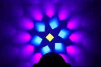 Projecteur à tête mobile LED RGBW haute puissance 19x40W, style B-Eye K15 professionnel avec effet kaléidoscope pour studio TV