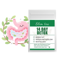 Sachets de thé détox amincissant aromatisé de qualité supérieure, personnalisables (OEM), favorisant la purification naturelle du corps, à base d'eau chaude, 15 sachets de thé