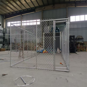 Galvanized Welded <strong>Outdoor</strong> Large <strong>Dog</strong> <strong>Kennel</strong> With Secure Lock - Product Image 3