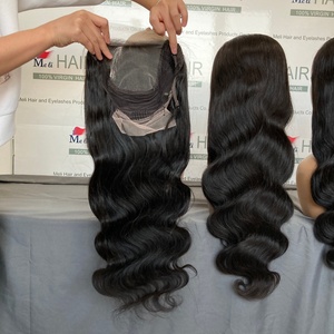 Peluca de Cierre de Encaje Transparente 5x5 de Largo Extremo con Cabello de Bebé Sin Pegamento, 100% Cabello Humano, 180% de Densidad, Liso/Ondulado - Product Image 3