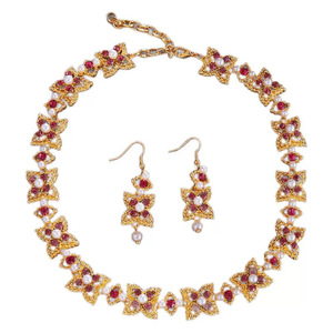 Collier Pendentif en Résine de Verre Émeraude Fait Main, Bijoux Fantaisie, Collier Long Croix en Or Véritable Coloré Fait Main - Product Image 5