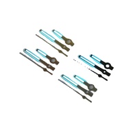Aiguilles de montre de plongée lumineuses Super Bleues, commande minimale pour NH35 NH36 BGW9 SKX007, en métal