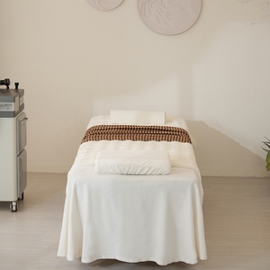 Set di lenzuola per lettino da massaggio copri letto di bellezza 4 Set Set di lenzuola per massaggi per salone di bellezza - Product Image 5