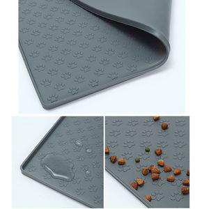 Tapis en silicone antidérapant pour animaux de compagnie, tapis pour animaux de compagnie en silicone à griffes, grande taille, tapis pour animaux de compagnie en silicone imperméable, tapis pour nourriture pour chiens, protection du sol - Product Image 3