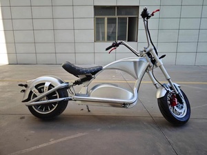 Scooter à grande roue 2026 4000w Elektroroller Chopper Citycoco 3000w Usines avec siège Batterie amovible Scooter chromé - Product Image 1