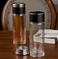 Best-seller Bouteille d'eau à double paroi de 450ml avec filtre en acier inoxydable