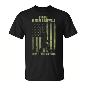 Bigfoot est plus crédible que les 81 millions de voix - T-shirt vintage USA - Product Image 2