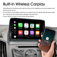 Estéreo para Auto con Pantalla OLED USB Android Auto con Control por Voz AI, para Ford C-Max Mk2 2011-2013 KUGA, CarPlay, Manos Libres, DSP, GPS Integrado
